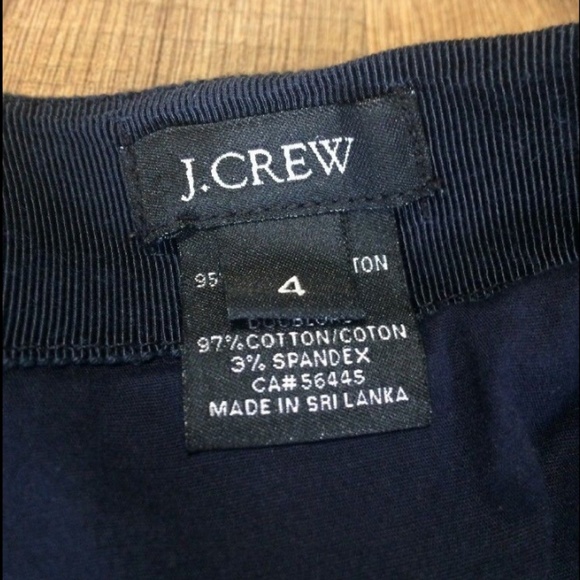 J.Crew Postage Stamp Navy Blue Anchor Skirt Size 4 - Picture 3 of 4
